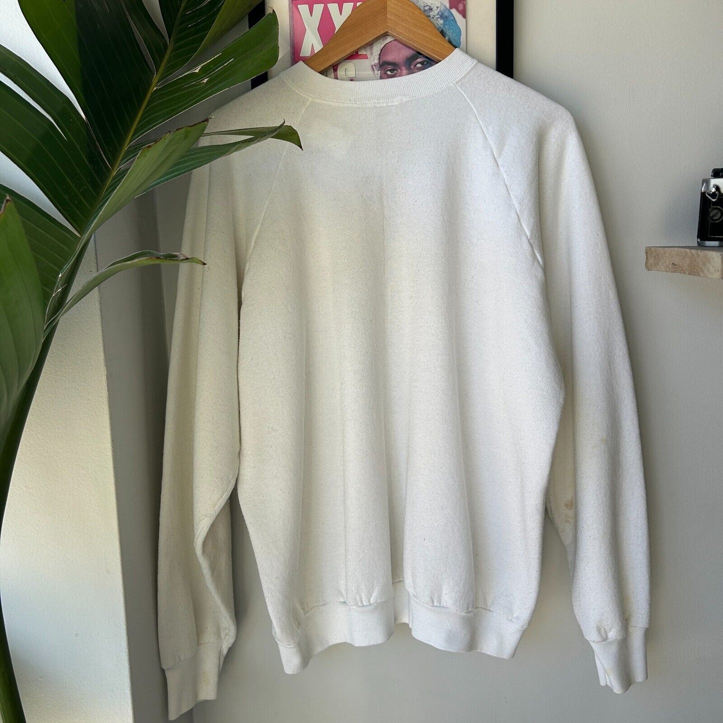 VINTAGE 90s | Duck The Halls Warner Bros Cartoon Crew Sweater sz L Adult