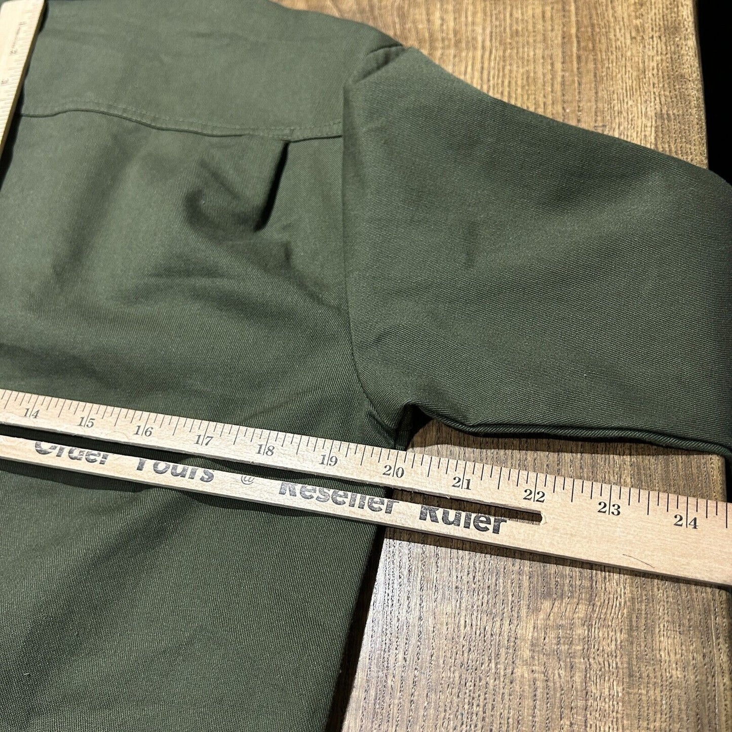 VINTAGE | Army OG 507 Utility Button Down Shirt sz S/M