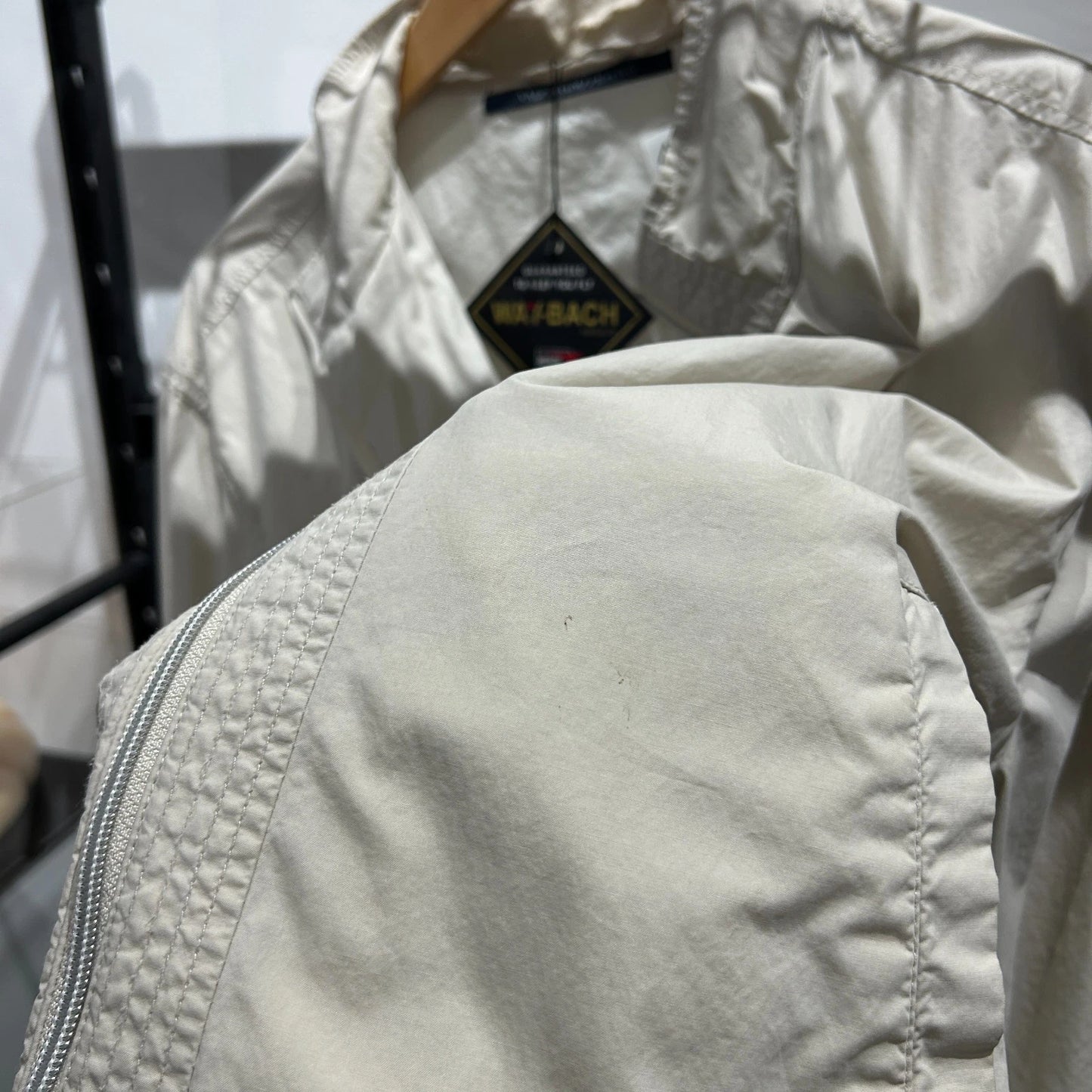 VINTAGE | VALENTINO Jeans Cream Blouson Light Jacket sz L 54