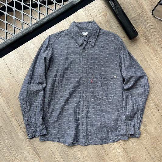Levis Engineered Jeans | Chambray Button Snap Shirt sz L