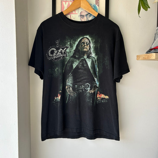 VINTAGE Y2K | Ozzy Ozbourne Black Rain Heavy Metal Band T-Shirt sz M