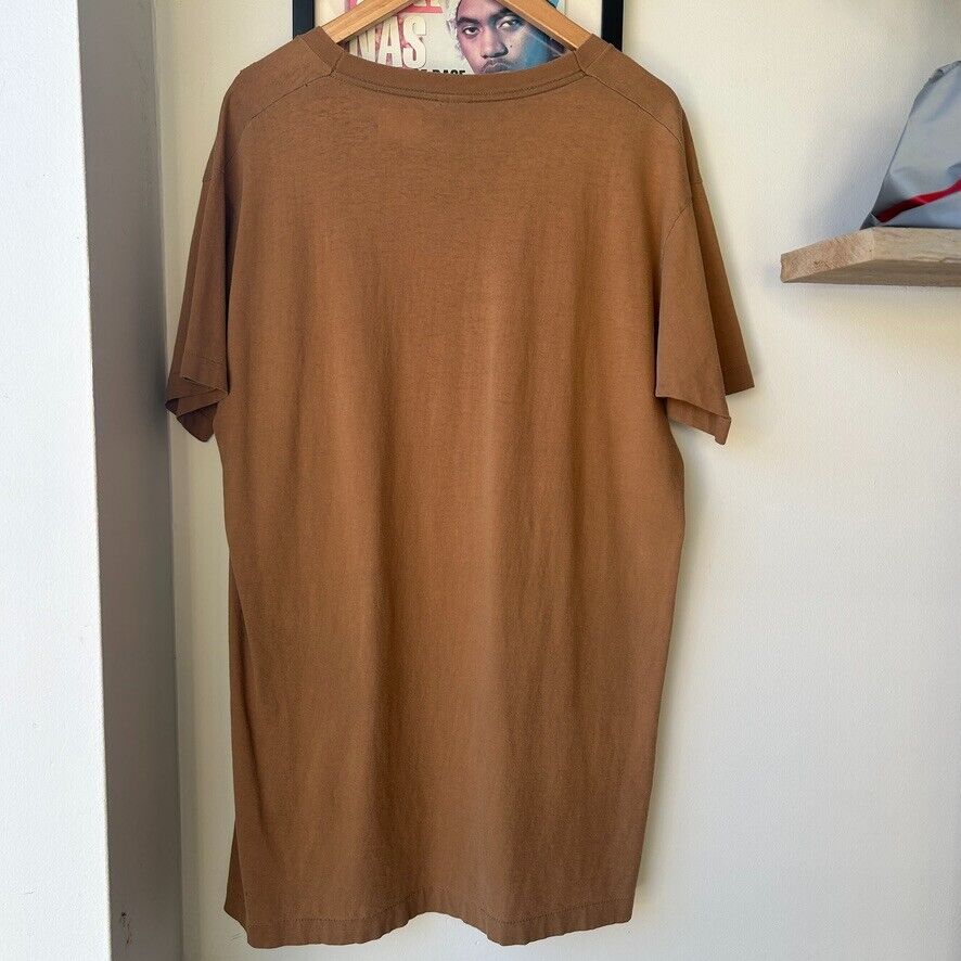 VINTAGE 90s | Faded Brown Blank FOTL T-Shirt sz XL