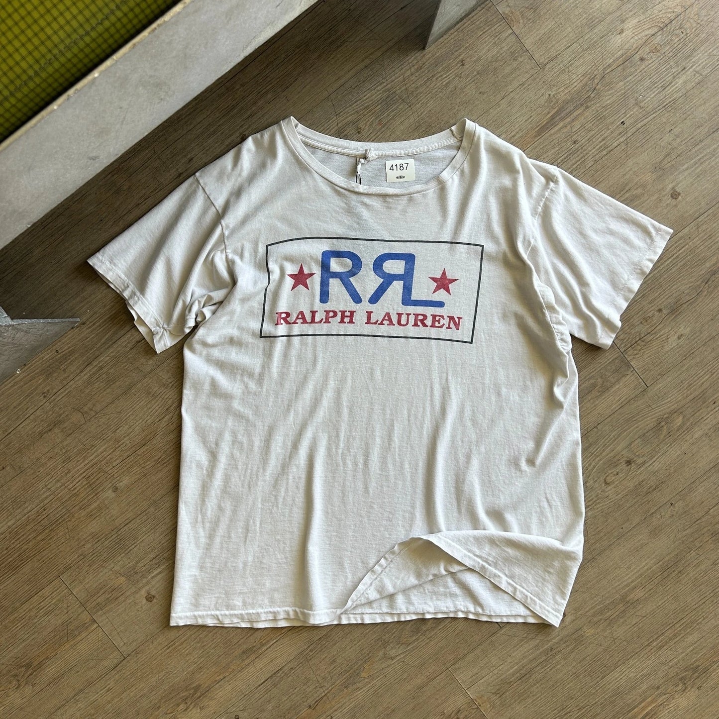 VINTAGE | Double RL Ralph Lauren RRL Logo T-Shirt sz L/XL