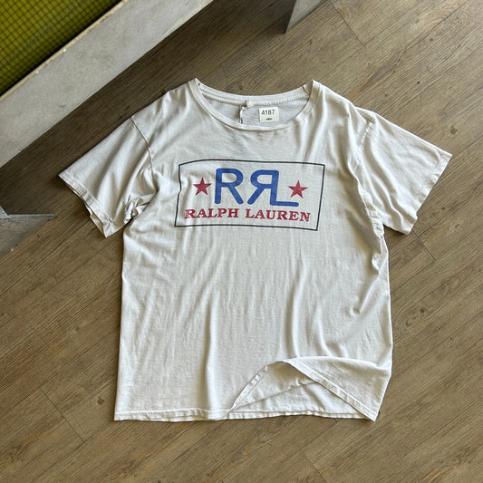 VINTAGE | Double RL Ralph Lauren RRL Logo T-Shirt sz L/XL