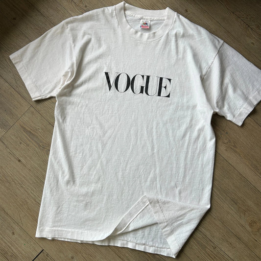 VINTAGE 90s | Vogue Magazine Promo T-Shirt sz L
