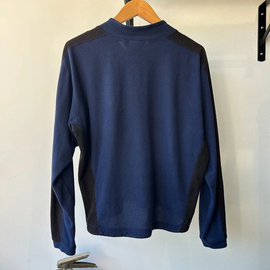 ARC-TERYX | 1990s - 00s Delta LT Jersey Fleece Mock Neck Sweater sz S/M