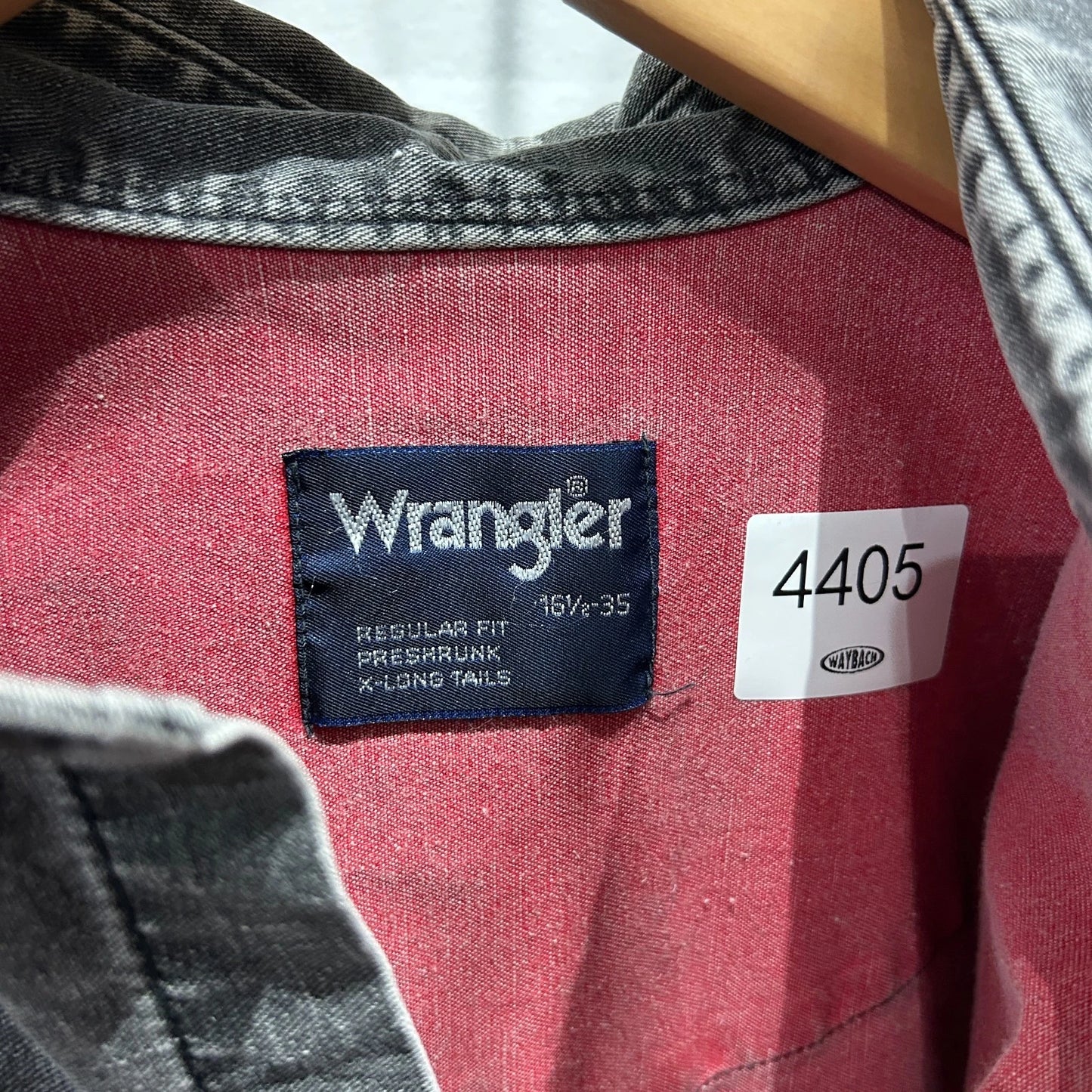 VINTAGE 80s | Wrangler Brushpopper Rodeo Western Button Down Shirt sz 16.5-35