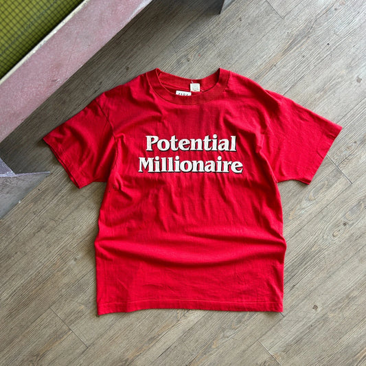 VINTAGE 80s | Potential Millionaire Trump Castle Resort T-Shirt sz M/L
