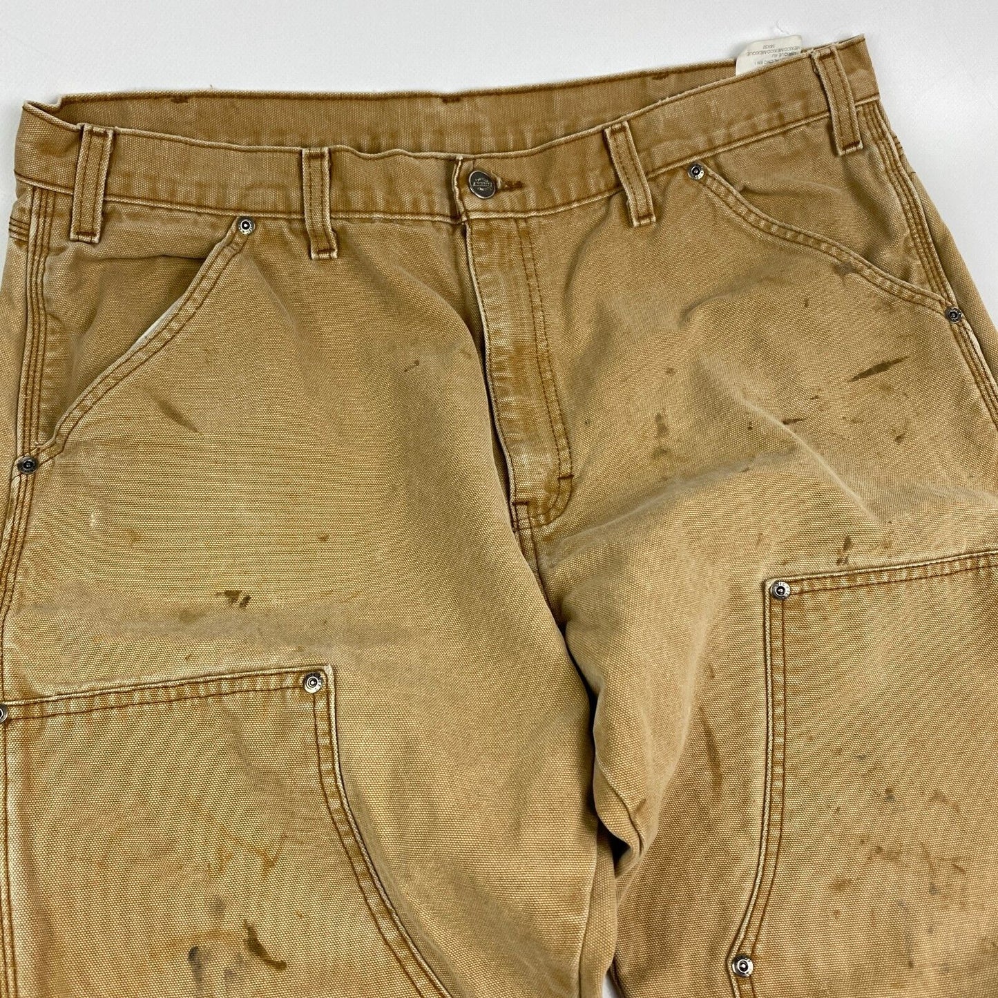 VINTAGE Dickies Faded Distressed Double Knee Workwear Pants sz W38 L30 Mens