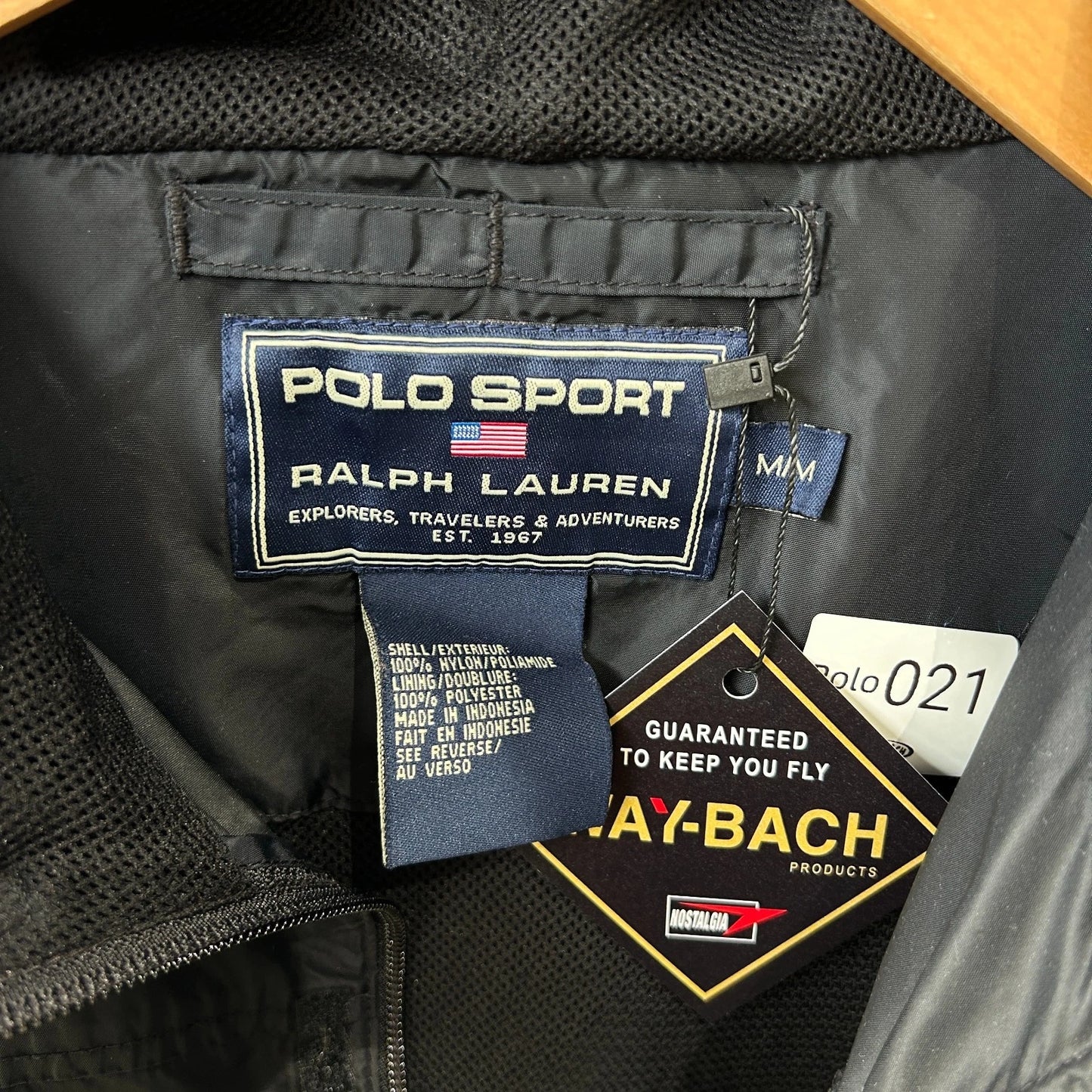VINTAGE | POLO Sport Ralph Lauren NY Technical Nylon Vest Jacket sz M/L
