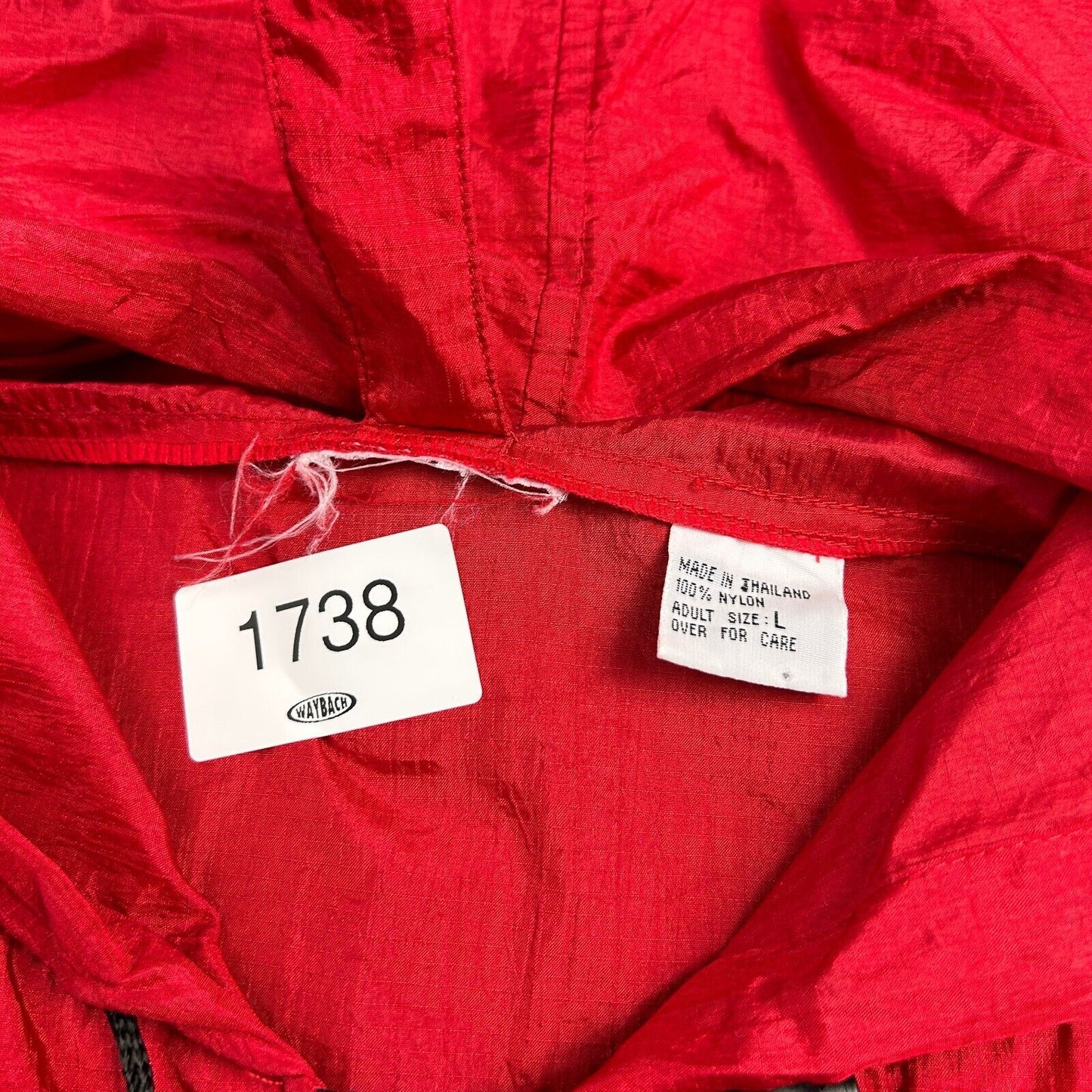 VINTAGE 90s | MARLBORO Adventure Team 1/4 Zip Packable Anorak Jacket sz L Adult