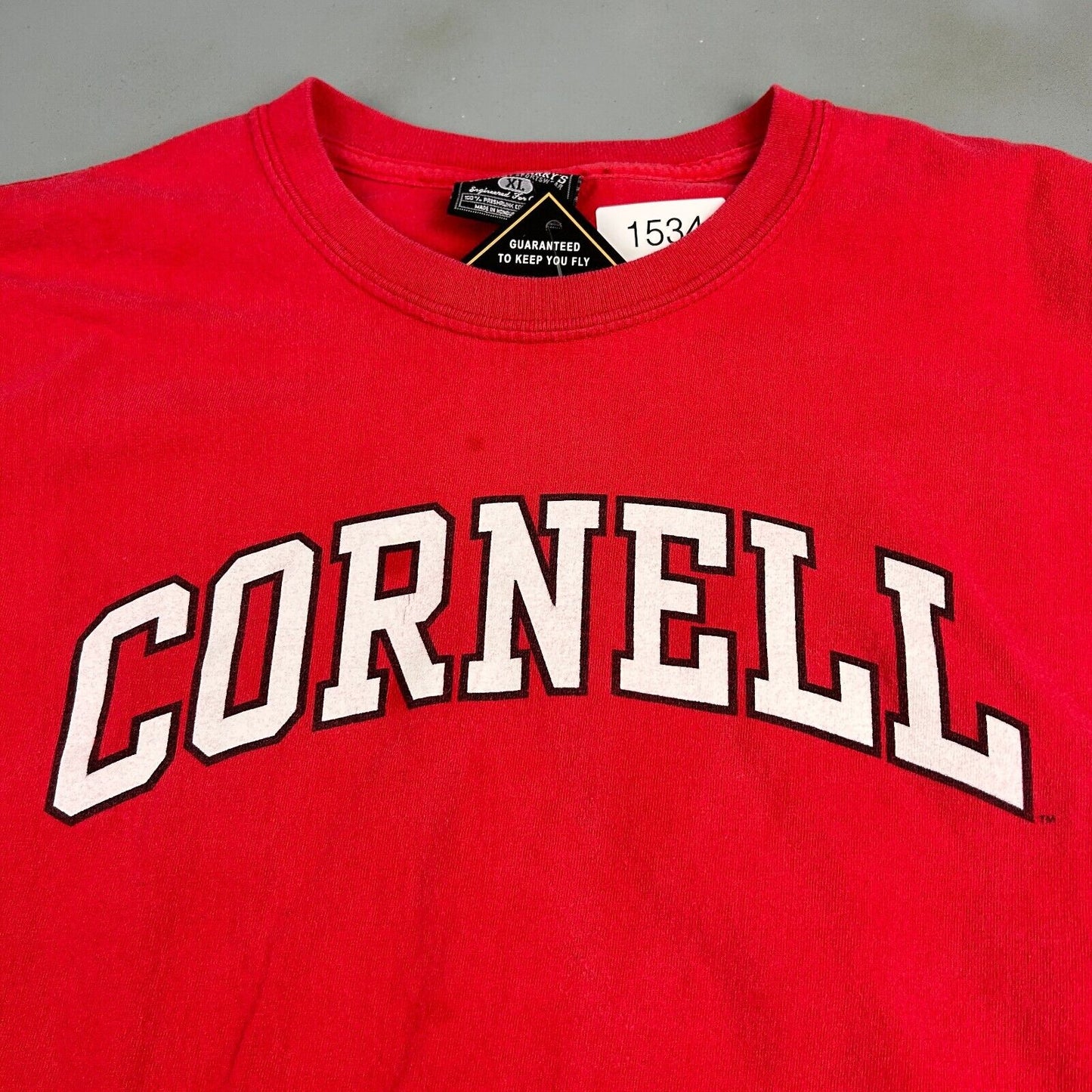VINTAGE | Cornell University Red T-Shirt sz XL Men Adult