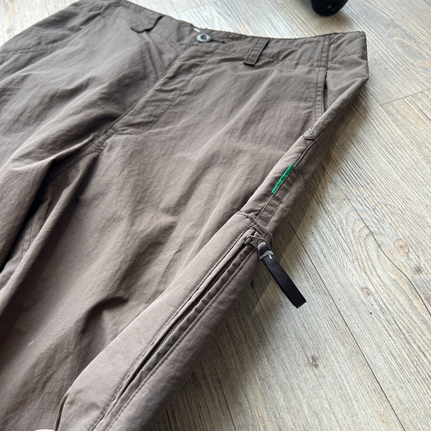 VINTAGE | GoodEnough Brown Nylon Cargo Pants sz L W34