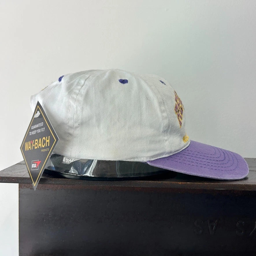 VINTAGE 90s | Real Madrid C.F. Football Club Faded Snapback Hat sz OS
