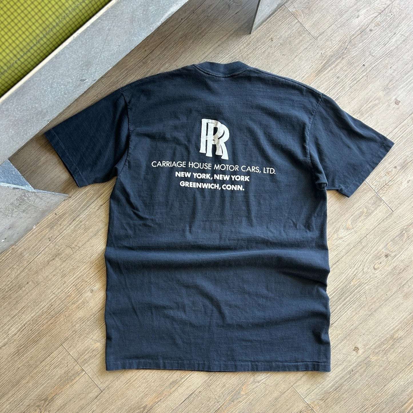VINTAGE 90s | Bentley Rolls Royce NY Carriage House Car T-Shirt sz L/XL