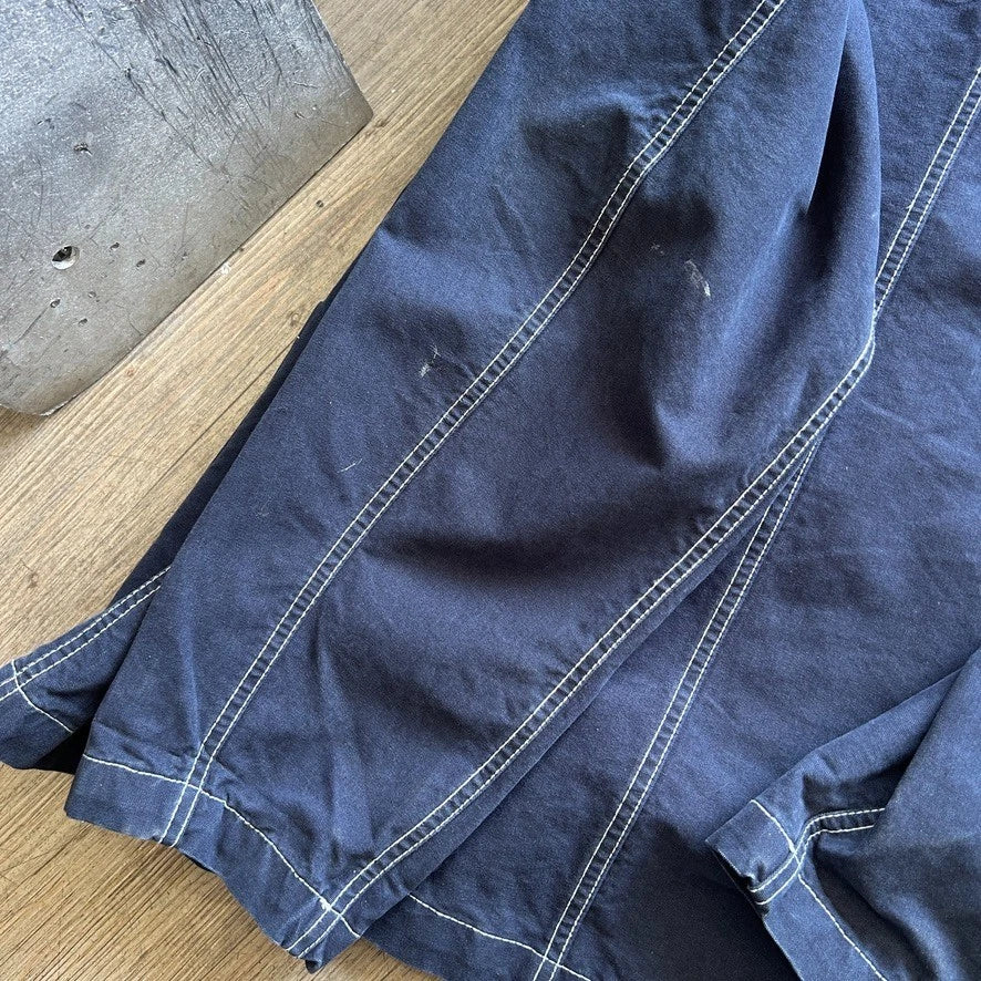 STUSSY | Navy Contrast Stitch Workwear Chore Jacket sz XL