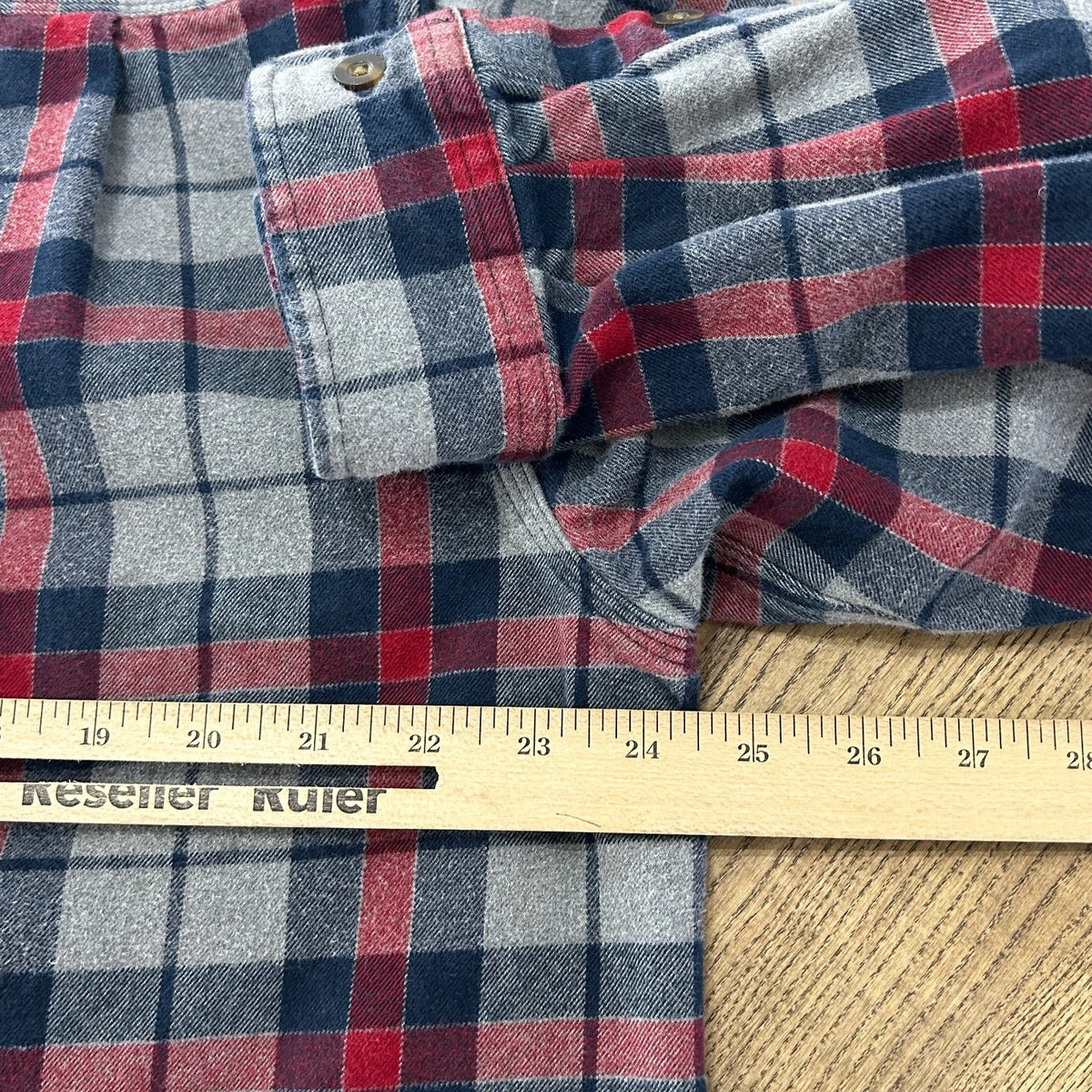 VINTAGE | Carhartt Plaid Flannel Button Down Shirt sz L/XL