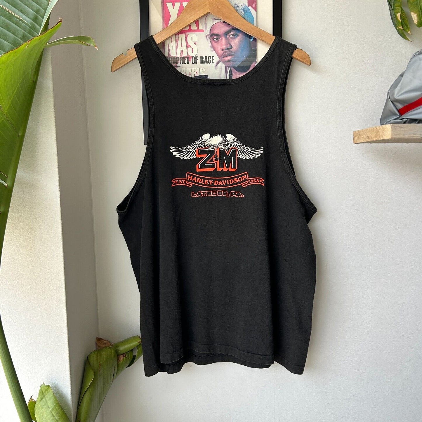 VINTAGE 90s | Harley Davidson Motorcycles Milwaukee Tank Shirt sz M-L