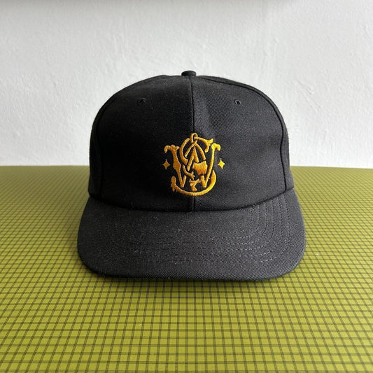 VINTAGE 80s 90s | Smith & Wesson Crest Gun Manufacturer Snapback Hat sz OS