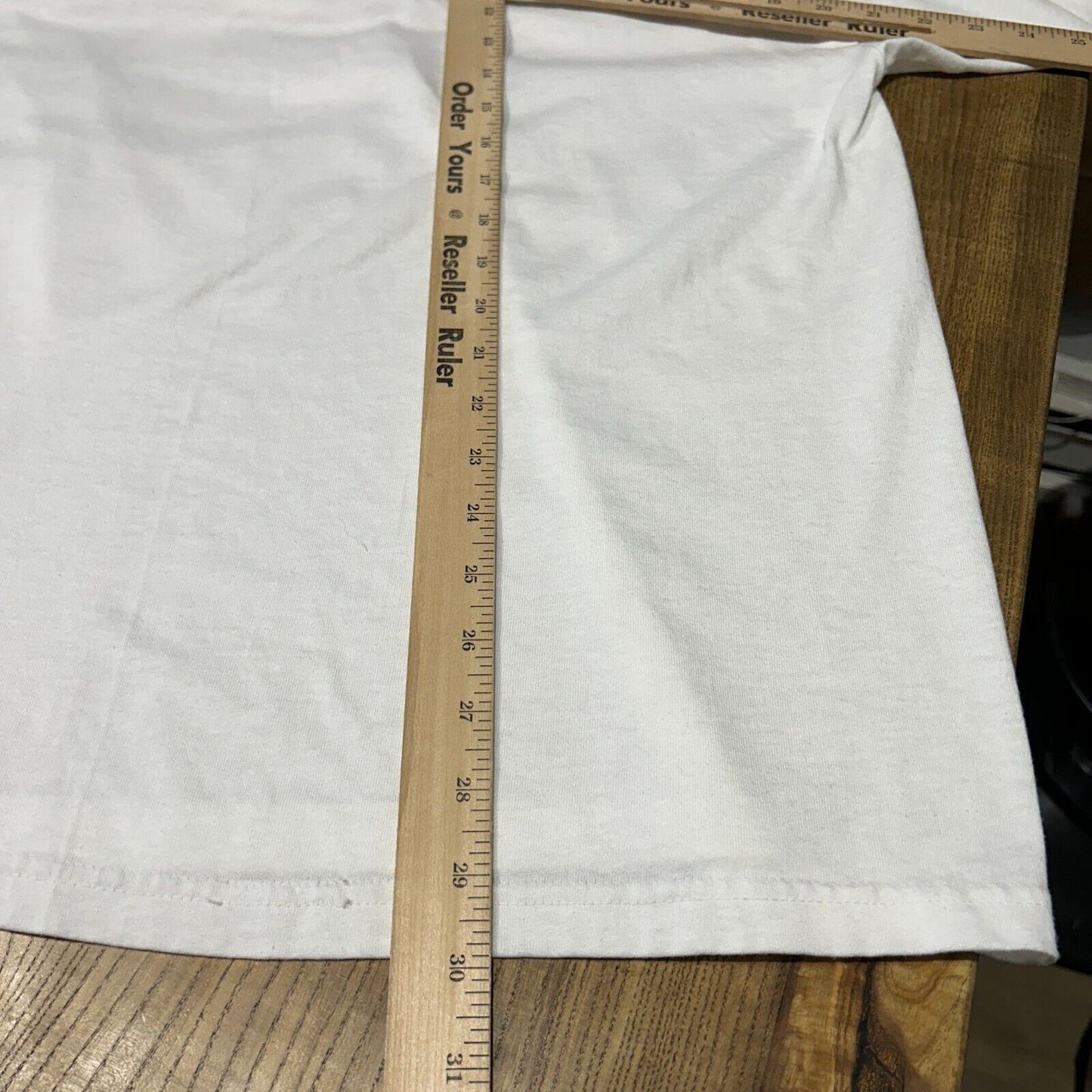 VINTAGE 1997 | Aint Skee Red! Racing Flags White T-Shirt sz XL Adult