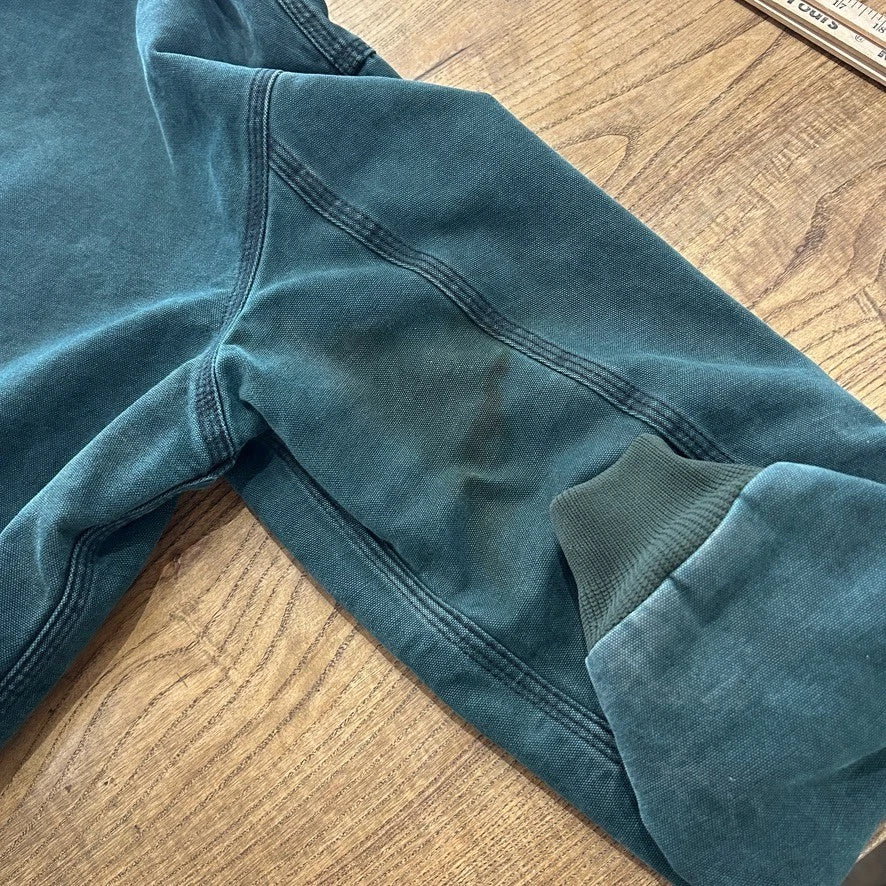 CARHARTT | 1990s Vintage Faded Green Hooded Arctic Active Jacket sz L