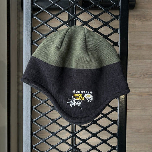 Stussy x Mountain Hard Wear Earflap Skully HAT sz OS