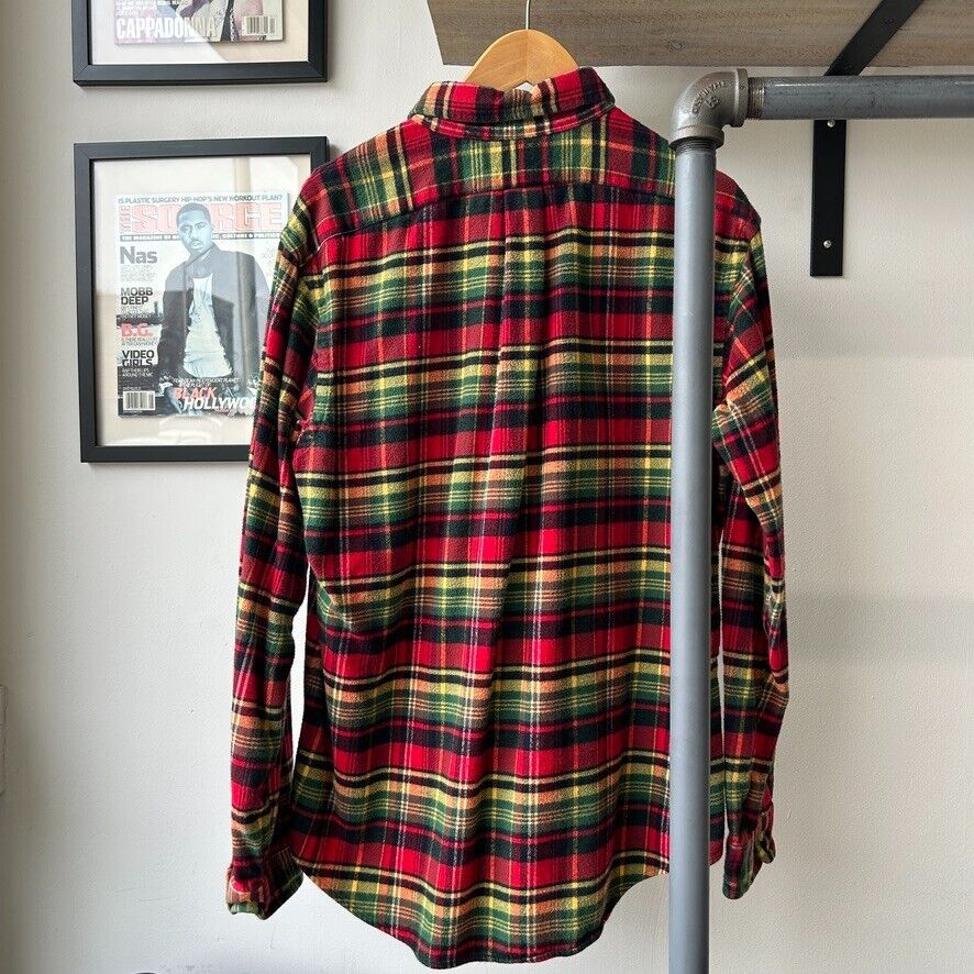 VINTAGE | Ralph Lauren Plaid Flannel Button Down Shirt sz L