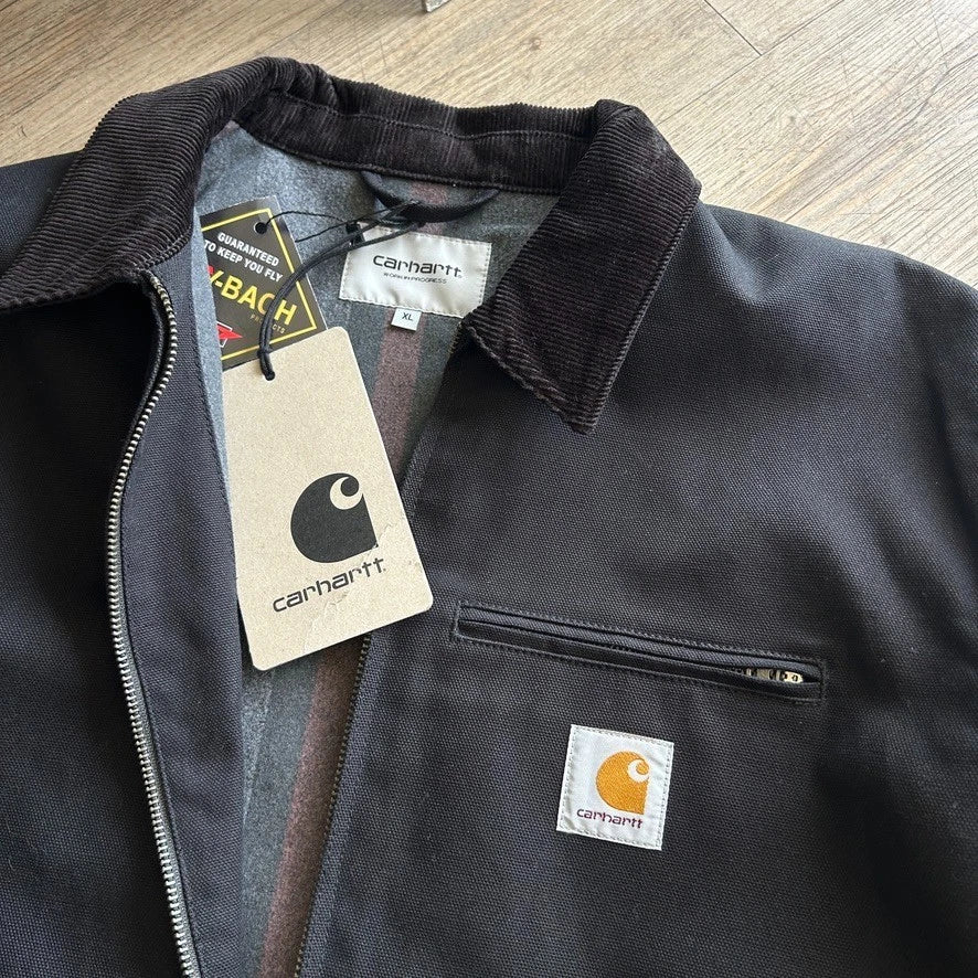 CARHARTT WIP | Black Blanket Lined Detroit Jacket sz XL NWT