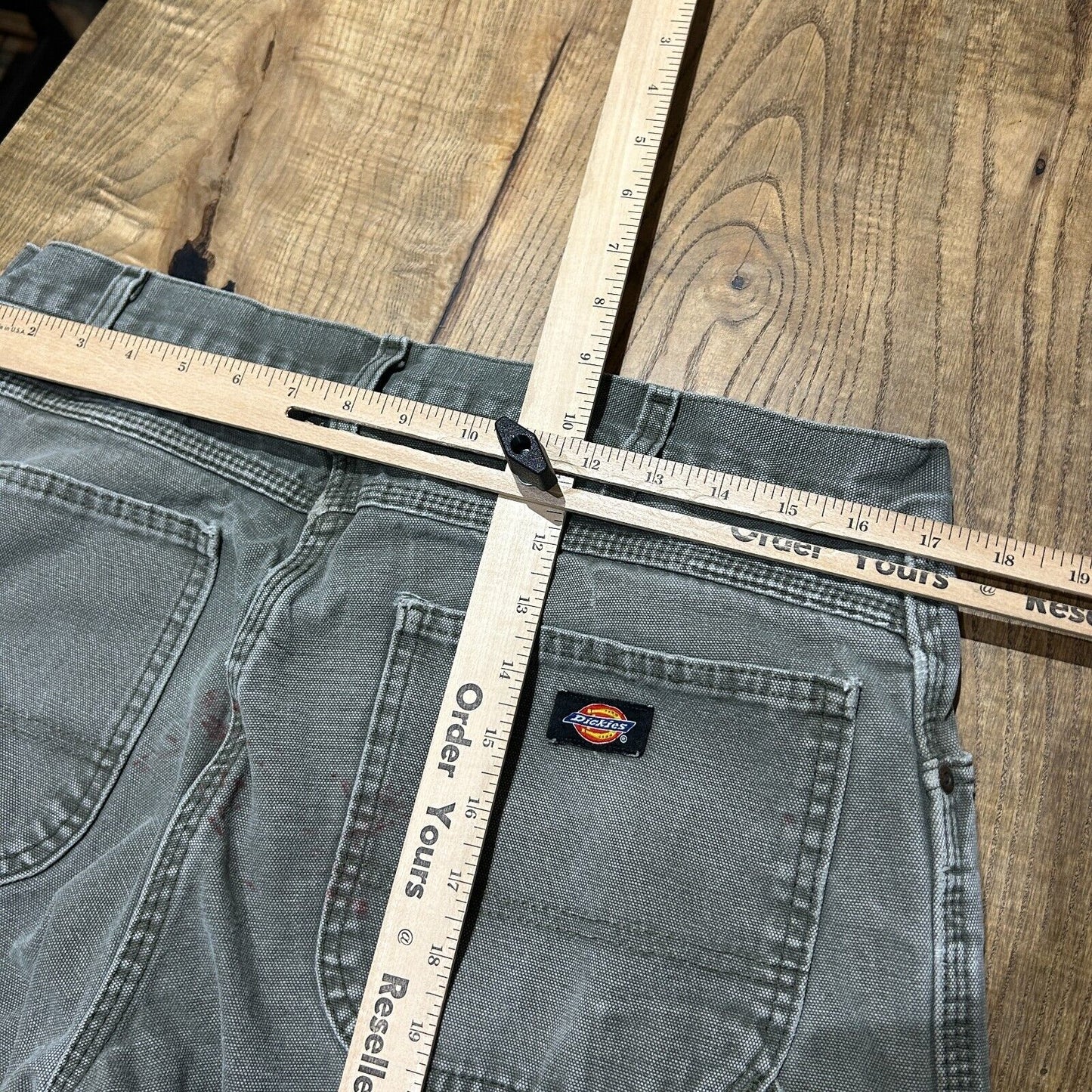 VINTAGE | Dickies Faded Sage Workwear Pants sz W34 L34