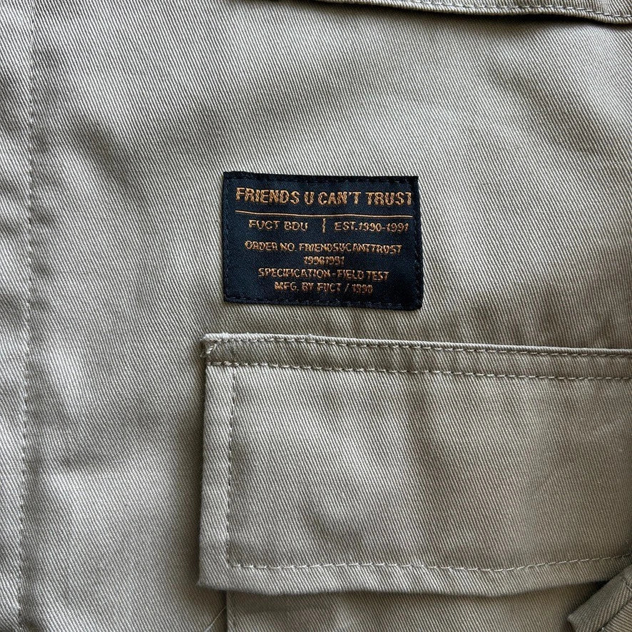 VINTAGE | America Is FUCT BDU Rothco Military Combat Jacket sz L