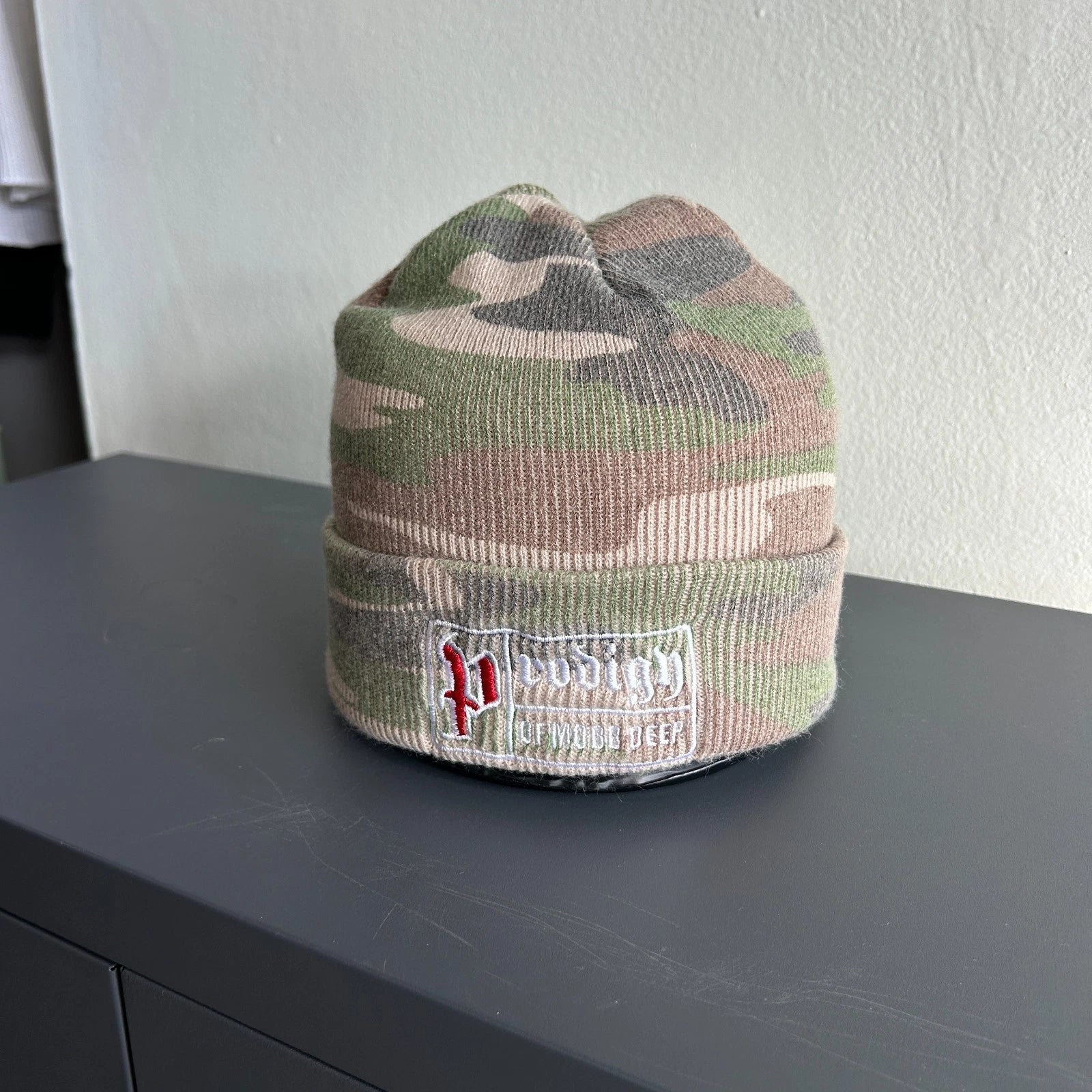 VINTAGE | Prodigy Mobb Deep Loud Records Camo Beanie Hat sz OS – Waybach