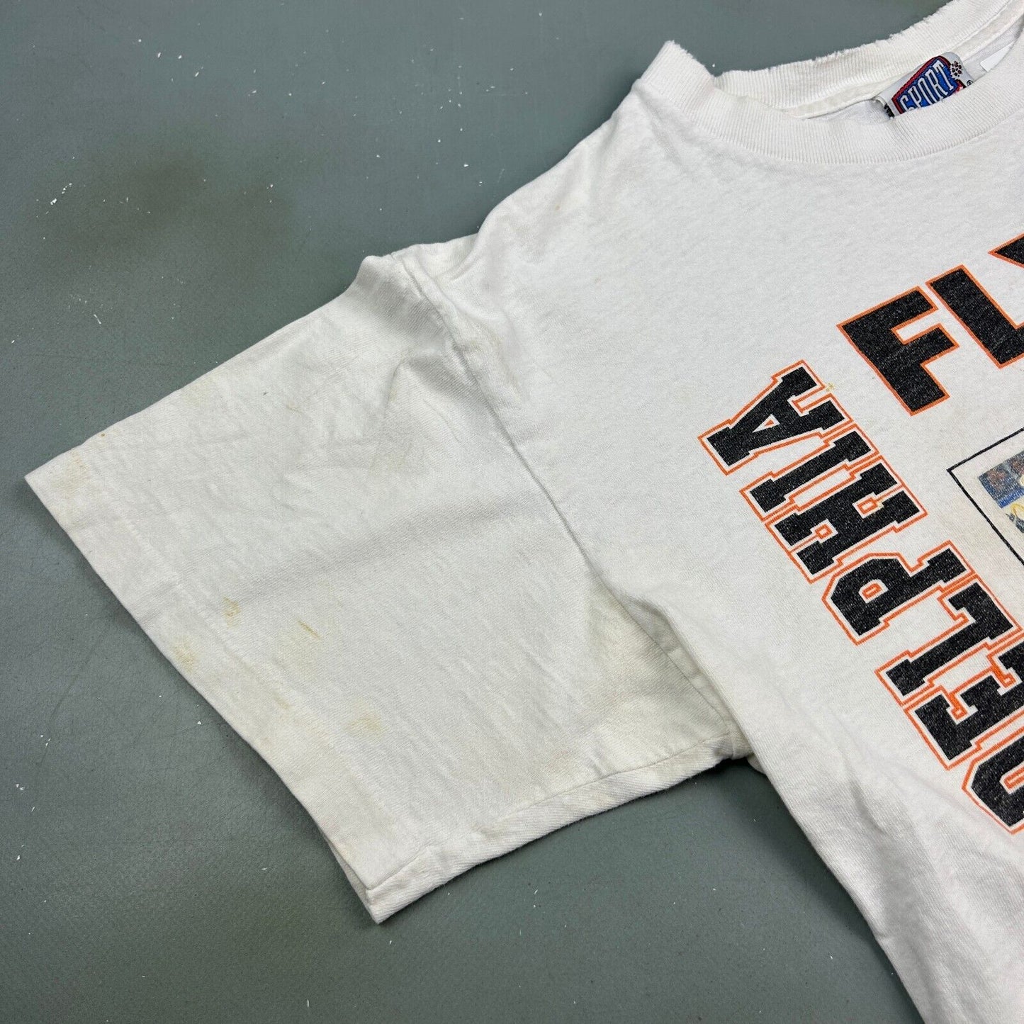 VINTAGE 90s | NHL Philadelphia Flyers Upper Deck Hockey T-Shirt sz L Adult