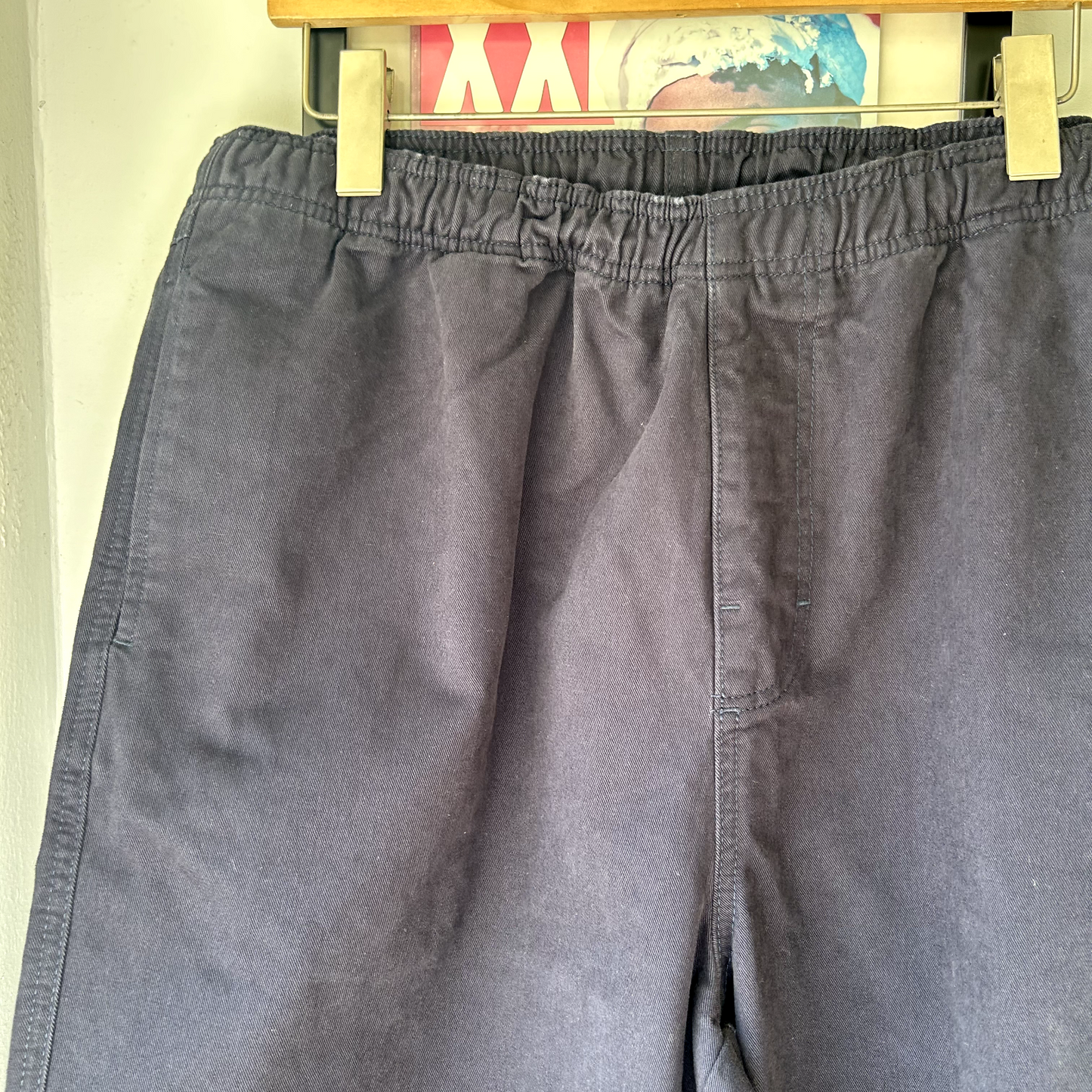 NWT | STUSSY Brushed Bleach Shorts Navy Blue sz XL W32-36 Baggy