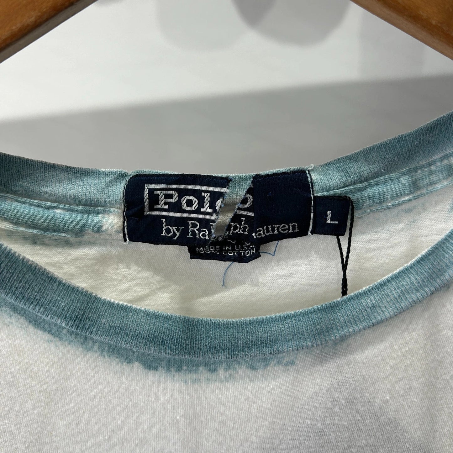 VINTAGE 90s | Polo by Ralph Lauren Florida Hurricane Andrew Relief T-Shirt sz L