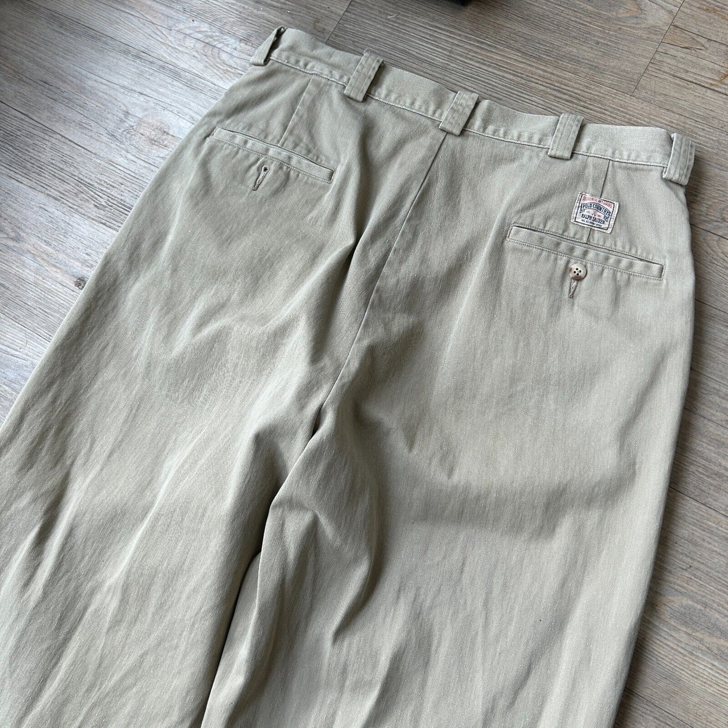 VINTAGE | Ralph Lauren Polo Country Twill Baggy Pants sz W33 L30