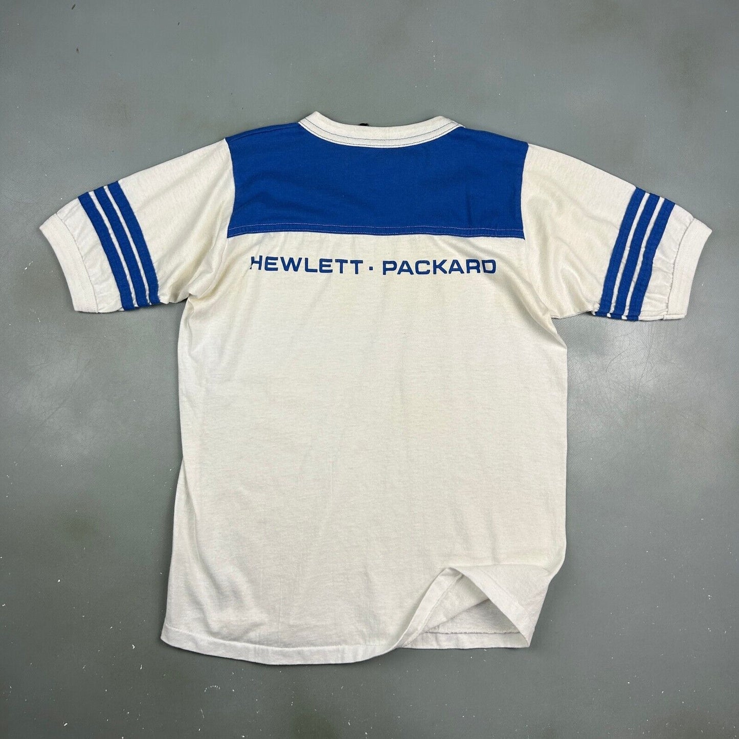 VINTAGE 80s | HP Hewlett Packard Computer Tech Raglan T-Shirt sz M Adult
