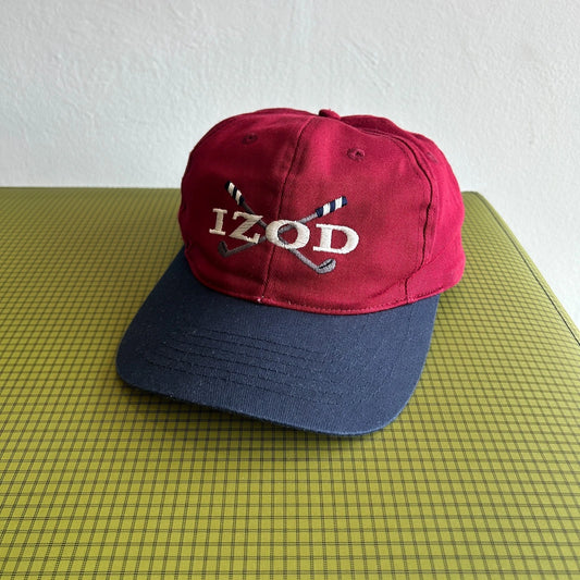 1990s | IZOD Golf Two Tone Vintage SnapBack Hat sz OS