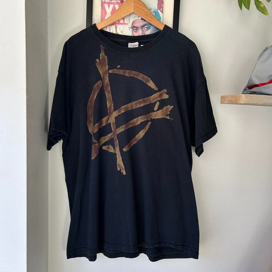 VINTAGE | Anarchy Deathwish Logo Band T-Shirt sz XXL