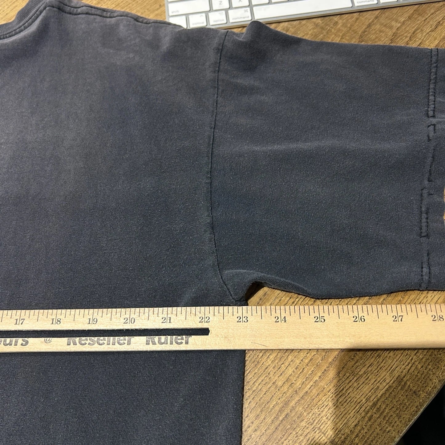 VINTAGE | Cadillac Logo Faded Monogram Print T-Shirt sz XL