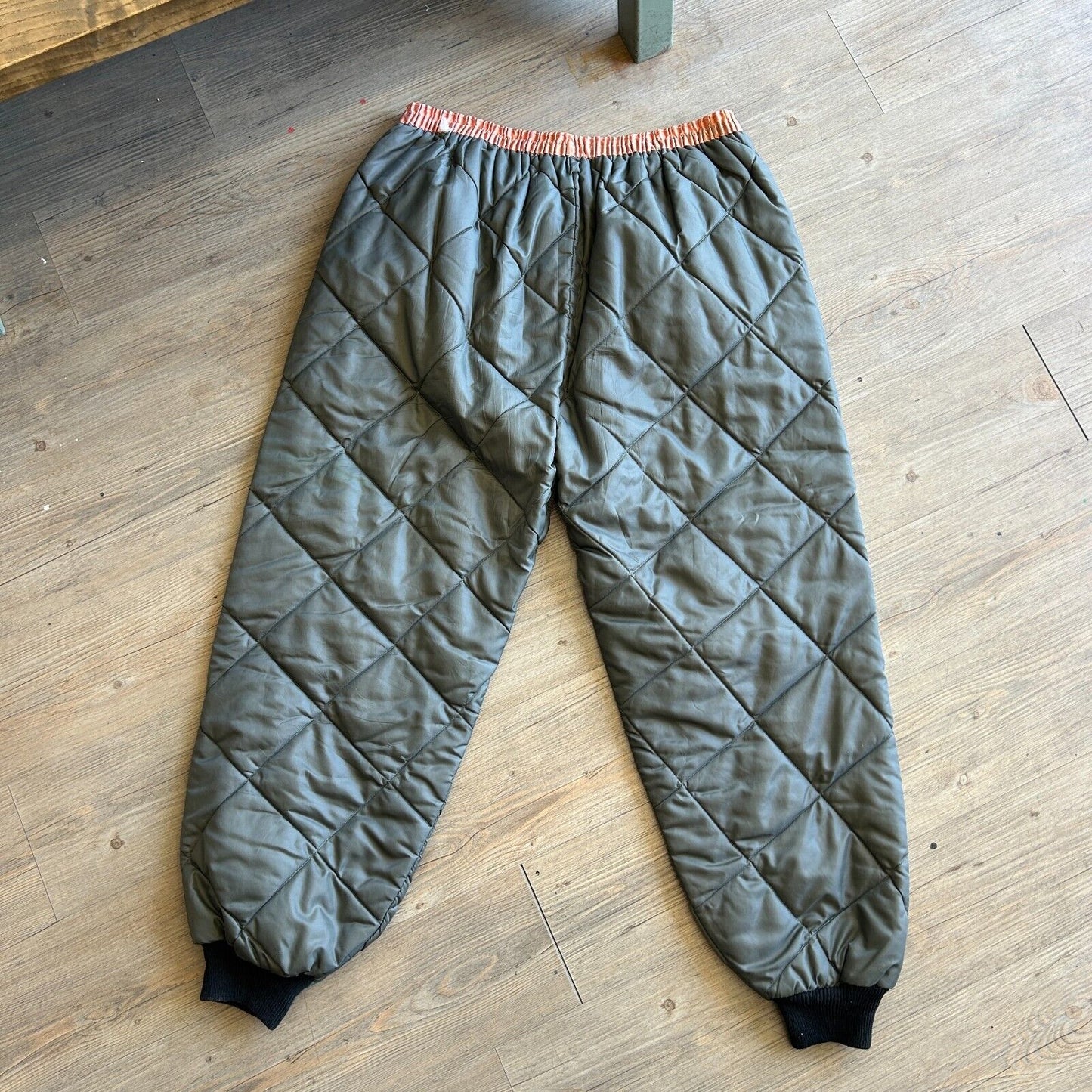 VINTAGE 70s 80s | Military Quilted Liner Pants W33 L30