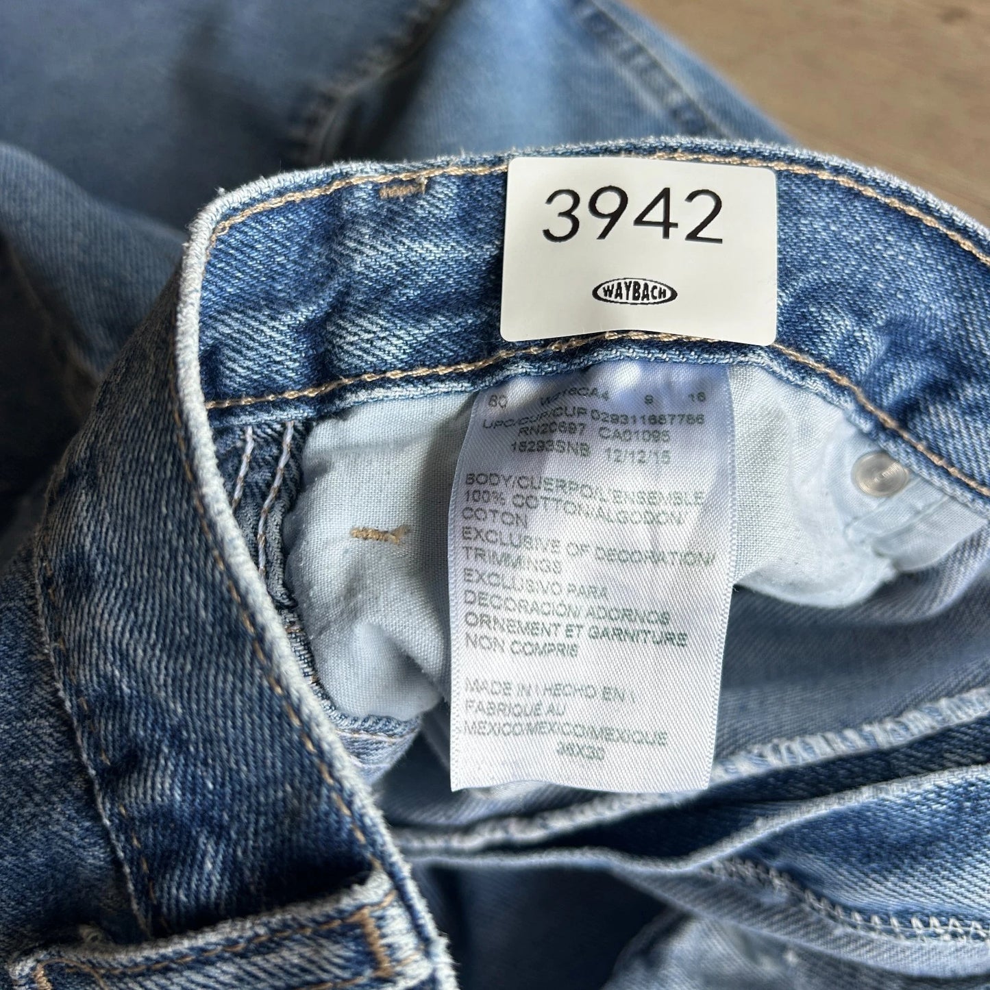 VINTAGE | Dickies Faded Blue Baggy Double Knee Jeans Pants sz W35 L30