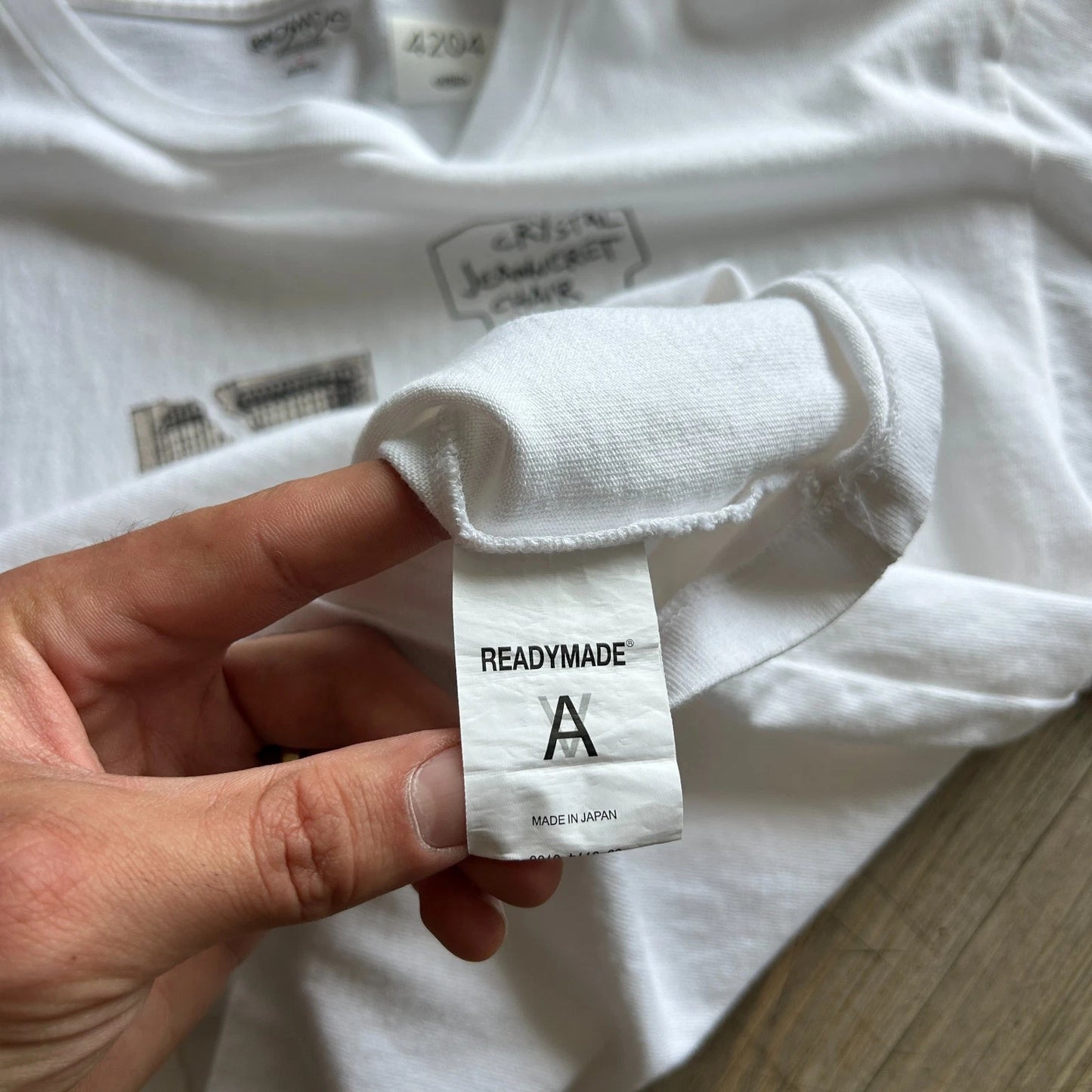 Daniel Arsham Studio | Crystal Jeanneret Chair Readymade Art T-Shirt sz L