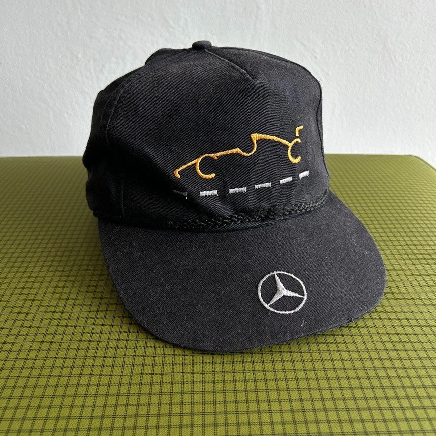 VINTAGE 90s | Mercedes Benz Formula Racing Cap Hat sz OS