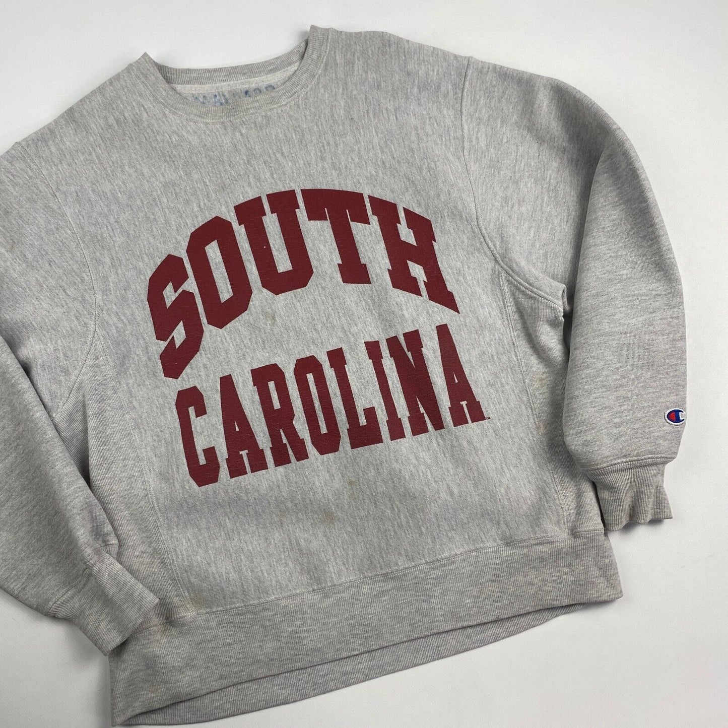 VINTAGE South Carolina Champion Reverse Weave Crewneck Sweater sz Small Mens