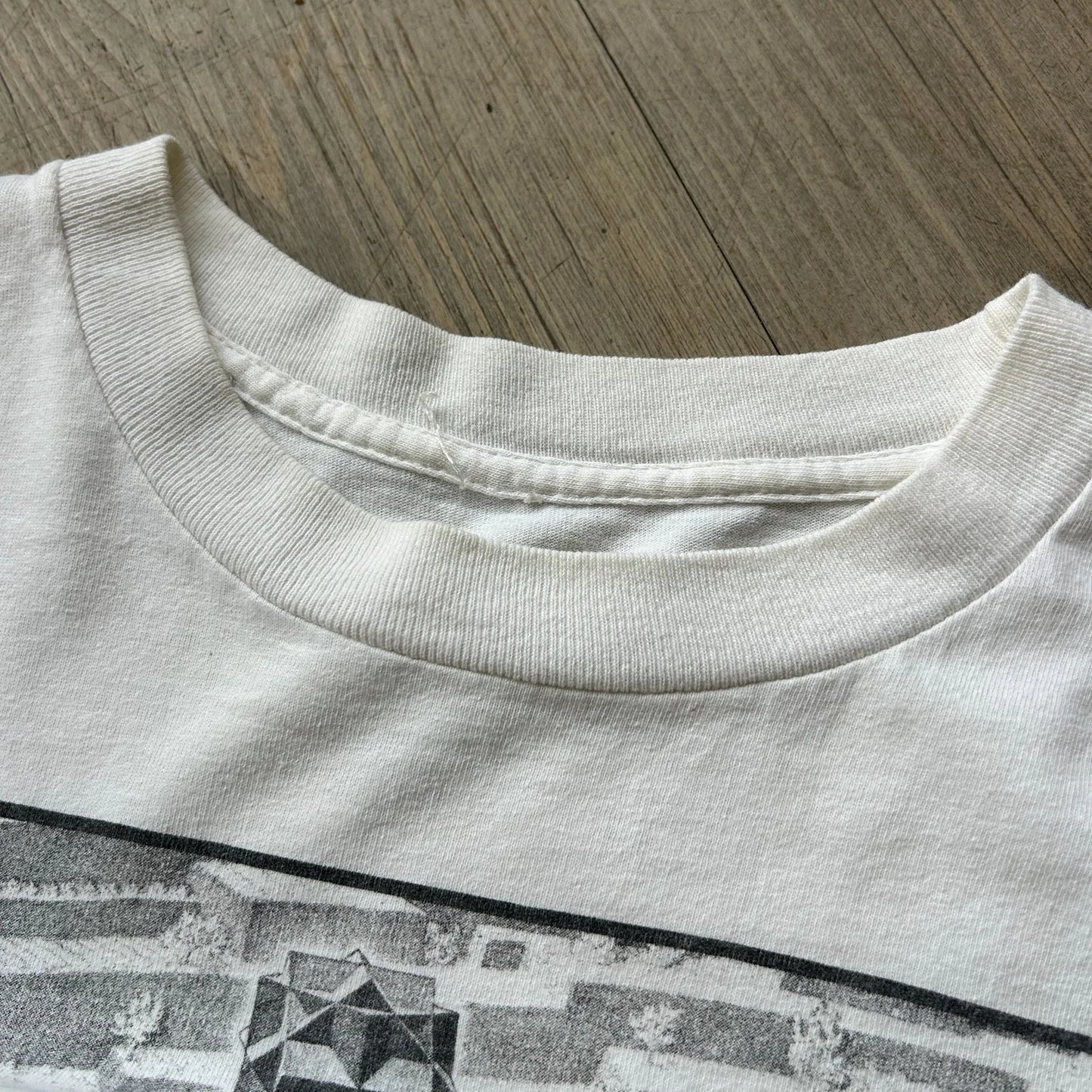 VINTAGE 1991 | M.C. Escher Waterfall Lithograph Artwork T-Shirt sz L