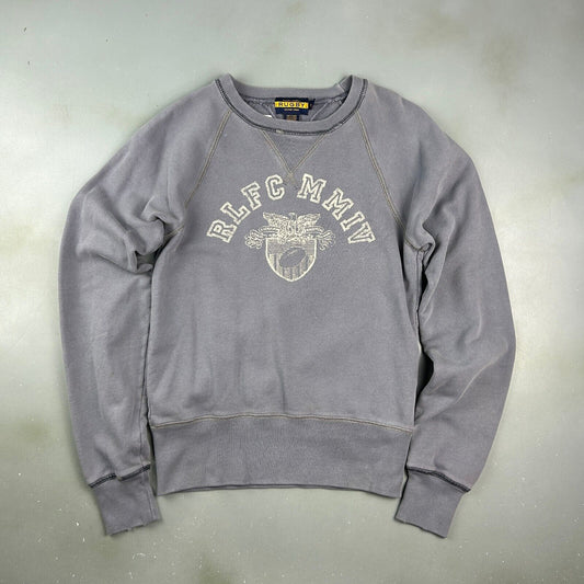 VINTAGE | Ralph Lauren Rugby MMIV Faded Crewneck Sweater sz XS Adult