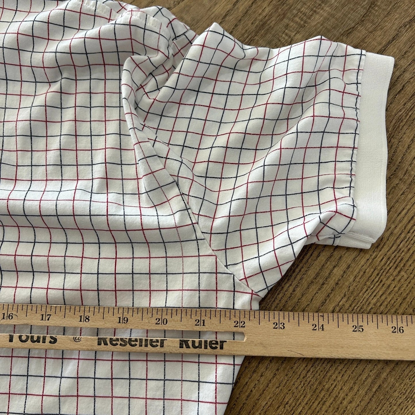 VINTAGE Y2k | Ralph Lauren Sm Pony Grid Pattern Polo Shirt sz L