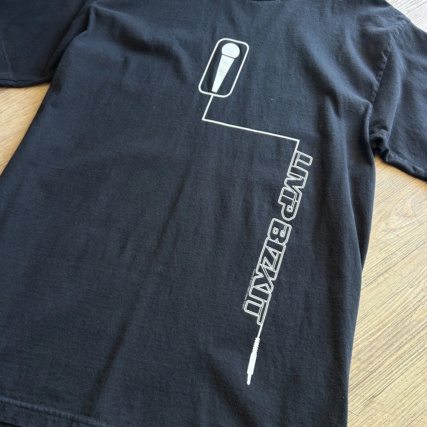 VINTAGE 2000 | Limp Bizkit Microphone Unplugged Giant Band T-Shirt sz M/L