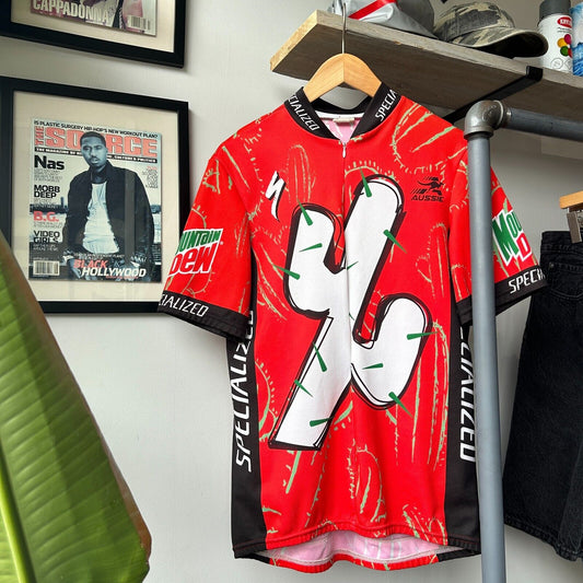 VINTAGE | Specialized Aussie Cycling Zip Up Jersey sz XL