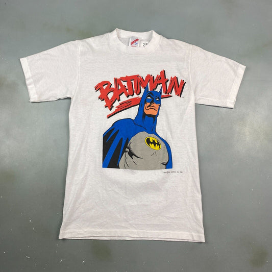VINTAGE 1988 Batman D.C Comics T-Shirt sz Small Men 80s